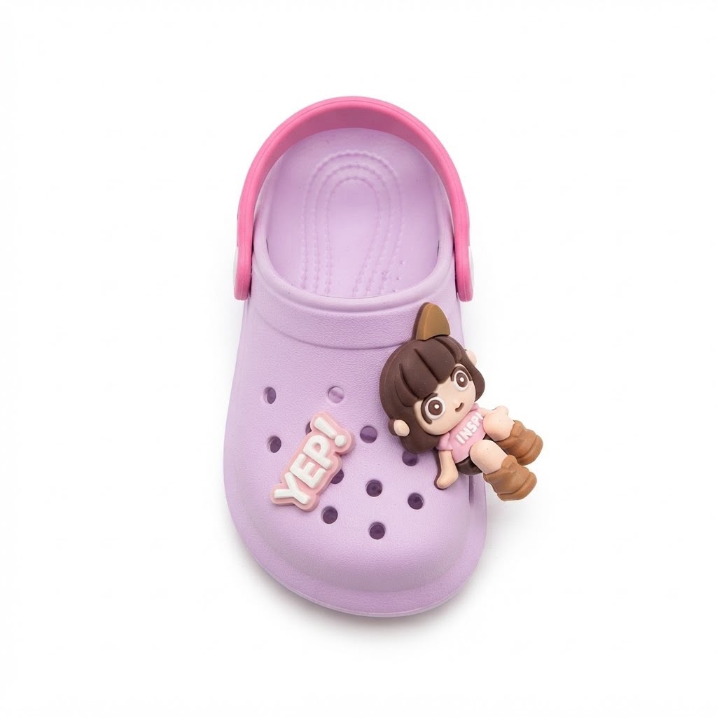 Kids Cartoon Clogs – Lightweight Non-Slip Slip-On Boys & Girls